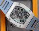 New Richard Mille RM17-01 Automatic Skeleton Watch Best Replica Watch Grey Rubber Strap (9)_th.jpg